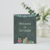 Erster Schultag | Willkommen zum ersten Schuljahr (Stehend Vorderseite)