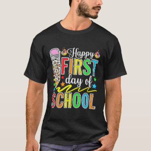 Erster Schultag zurück zum Lehrer T-Shirt