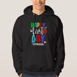 Erster Schultag  Zurück zur Schule Jungen Mädchen  Hoodie