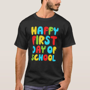 Erster Schultag Zurück zur Schule Lehrer 1 T-Shirt
