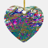 Erster Scrawl des berühmten digitalen Künstlers ;) Keramik Ornament (Vorne)