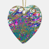 Erster Scrawl des berühmten digitalen Künstlers ;) Keramik Ornament (Links)