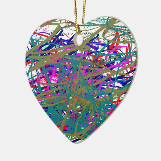 Erster Scrawl des berühmten digitalen Künstlers ;) Keramik Ornament (Links)