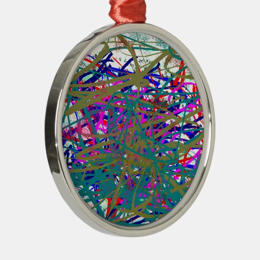 Erster Scrawl des berühmten digitalen Künstlers ;) Silbernes Ornament (Rechts)