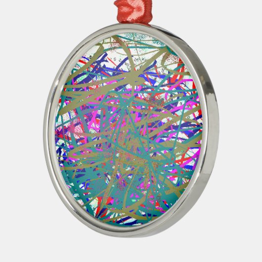 Erster Scrawl des berühmten digitalen Künstlers ;) Silbernes Ornament (Links)