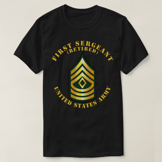 Erster Sergeant 1SG Remüde T-Shirt (Design vorne)