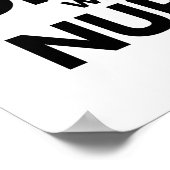 Erster Sicherheitsdrink mit Krankenpflege Poster (Ecke)