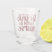 Erster Sicherheitsdrink mit Krankenpflege Schnapsglas (Rückseite)