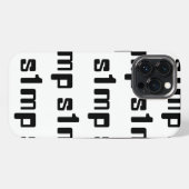 Erster Simp iPhone Hülle (Rückseite (Horizontal))