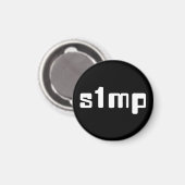 Erster Simp Magnet (Vorderseite/Rückseite)