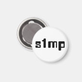 Erster Simp Magnet (Vorderseite/Rückseite)
