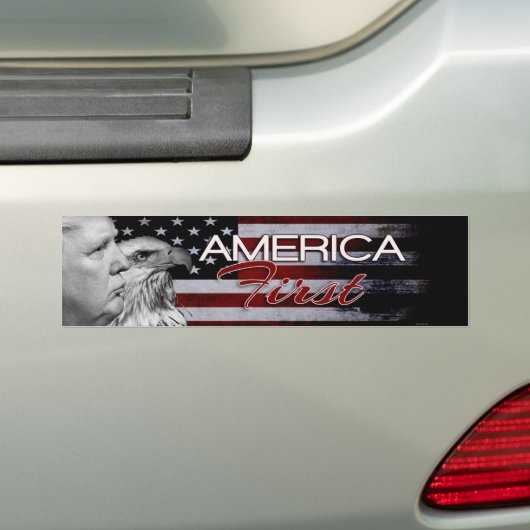 ERSTER SLOGAN EAGLE EINS AMERIKAS AUTOAUFKLEBER (Auf Auto)