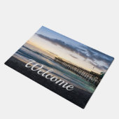 Erster Sonnenaufgang bei Cocoa Doormat Fußmatte (Schrägansicht)