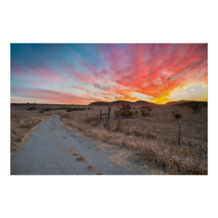 Erster Sonnenuntergang des Tages Poster