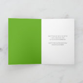 Erster St. Patrick's Day für Zwillings-Enkelinnen Karte (Innenseite)