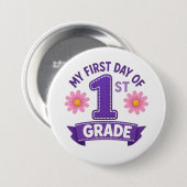 Erster Tag der 1. Klasse Button (Vorne & Hinten)