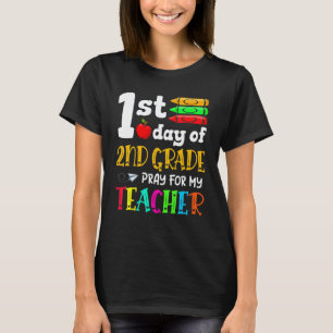 Erster Tag der 2. Klasse, bete für meinen Lehrer, T-Shirt