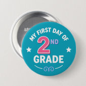Erster Tag der 2. Klasse Button (Vorne & Hinten)