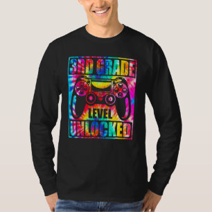 Erster Tag der 3. Klasse Level freigeschaltet Game T-Shirt