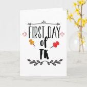 Erster Tag der Arbeit Karte (Gelbe Blume)