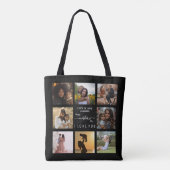 Erster Tag der Black Elegent Mütter Tasche (Rückseite)