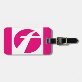 Erster Tag der Bushaltestelle Gepäckanhänger