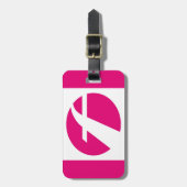 Erster Tag der Bushaltestelle Gepäckanhänger (Vorderseite vertikal)