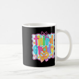 Erster Tag der dritten Klasse Blumenstrauß für Leh Kaffeetasse