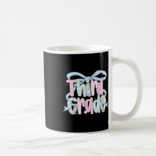 Erster Tag der dritten Klasse Blumenstrauß für Leh Kaffeetasse