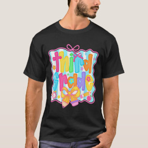 Erster Tag der dritten Klasse Blumenstrauß für Leh T-Shirt