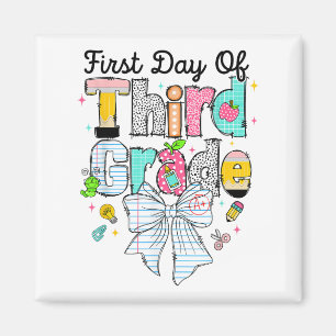 Erster Tag der dritten Klasse zurück an den ersten Magnet