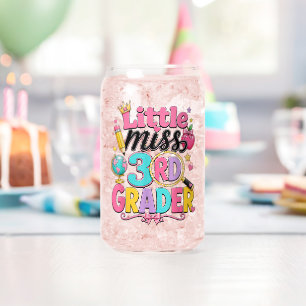 Erster Tag der dritten kleinen Miss 3. Klasse Dosenglas