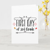 Erster Tag der dritten Stufe Karte (Gelbe Blume)