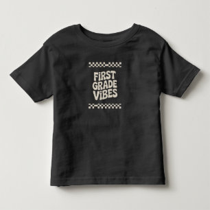 Erster Tag der ersten Klasse Vibes Zurück zur Schu Kleinkind T-shirt