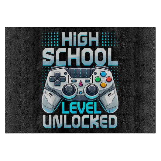 Erster Tag der High School-Stufe freigeschaltet Schneidebrett (Vorderseite)