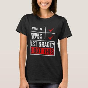 Erster Tag der Jungen der ersten Klasse Mädchen zu T-Shirt