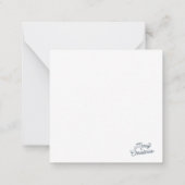 ERSTER TAG DER KRISTMAS / Schreibtischkarte Mitteilungskarte (Rückseite)