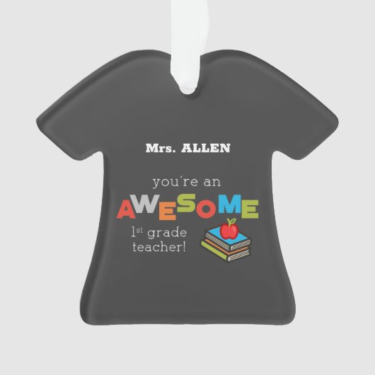 Erster Tag der Lehrerbewertung, Phantastisch Ornament (Vorderseite)