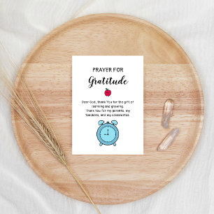 Erster Tag der Schule Gebet Segen Feiertagskarte