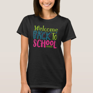 Erster Tag der Schule Hallo Student zurück zur Sch T-Shirt