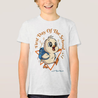 Erster Tag der Schule Tri-Blend Shirt