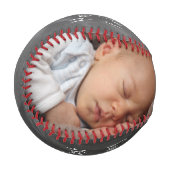 Erster Tag der Väter Personalisiert Baseball (Vorderseite Links)