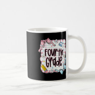 Erster Tag der vierten Klasse Coquette-Schleife fü Kaffeetasse