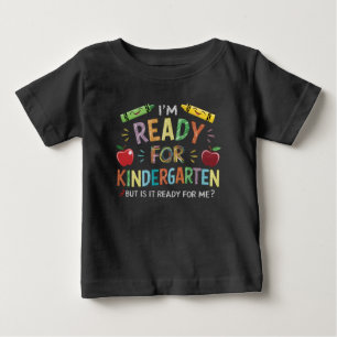 Erster Tag der Vorschule für Kinder macht Spaß zur Baby T-shirt