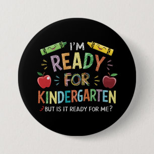 Erster Tag der Vorschule für Kinder, zurück zur Sc Button