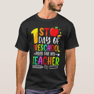 Erster Tag der Vorschule für meinen Lehrer zurück  T-Shirt