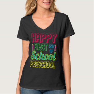 Erster Tag der Vorschule Willkommensmännchen T-Shirt