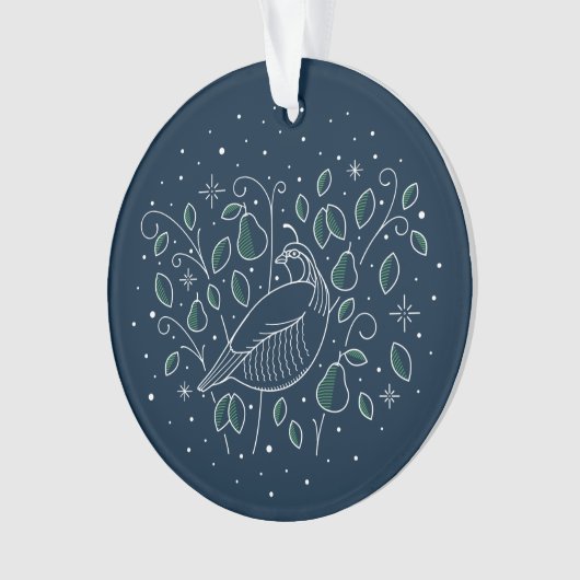 Erster Tag der Weihnachtsbrücke Ornament (Vorderseite)