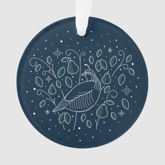 Erster Tag der Weihnachtsbrücke Ornament (Vorderseite)