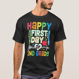 Erster Tag der zweiten Klasse zurück zur Schule T-Shirt